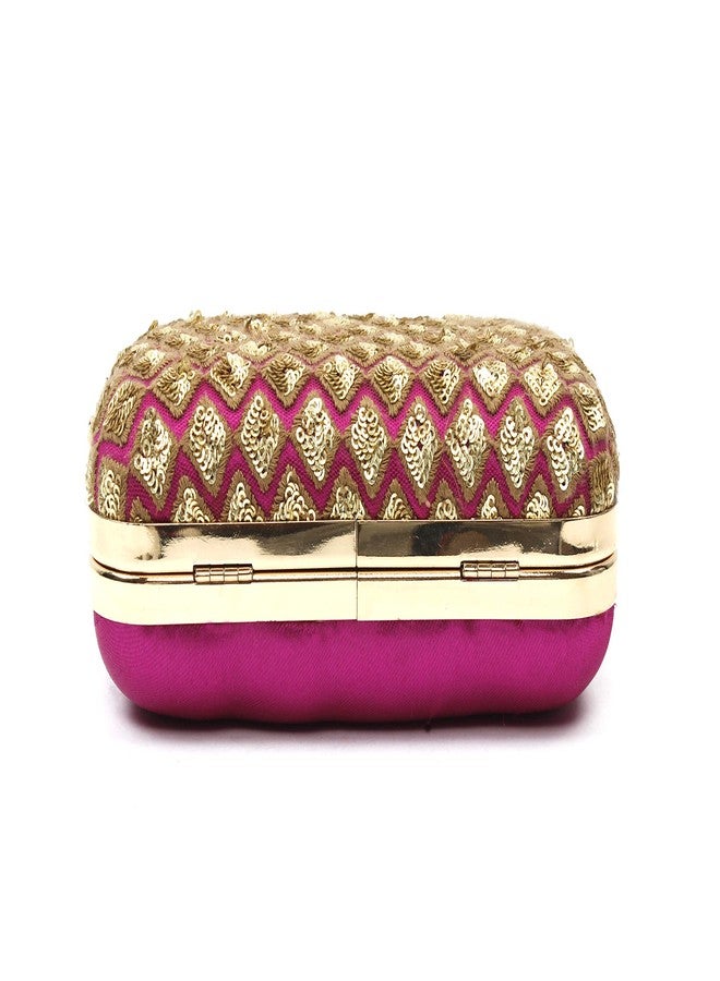 DUCHESS Women & Girls Wine Box Clutch - Image 4